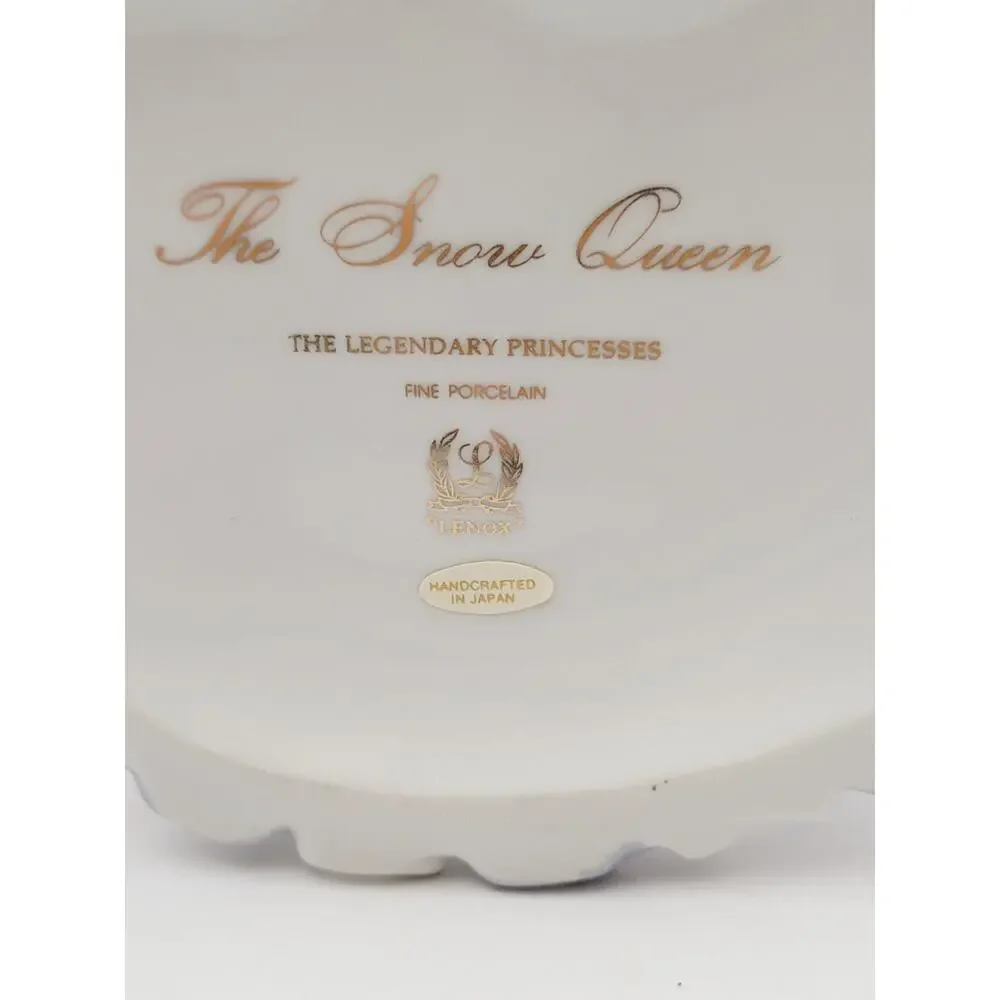 Lenox The Snow Queen Legendary Princesses Figurine Fine Porcelain Vtg New In Box
